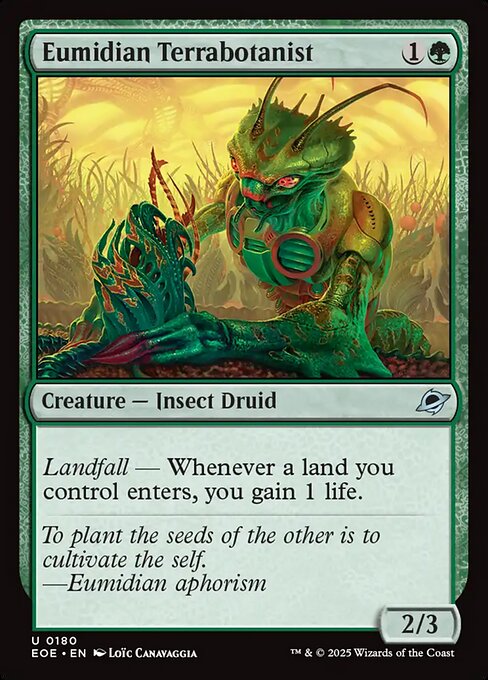 Eumidian Terrabotanist — art by Loïc Canavaggia
