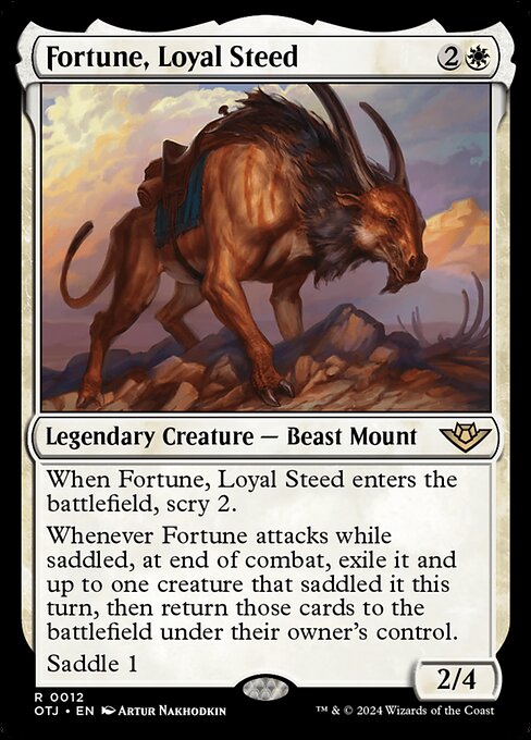 Fortune, Loyal Steed — art by Artur Nakhodkin