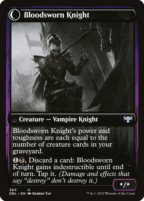 Bloodsworn Squire // Bloodsworn Knight — art by Darren Tan