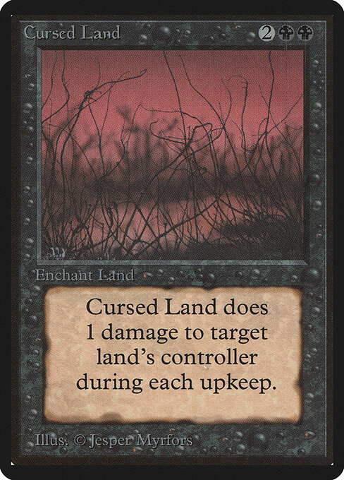 Cursed Land — art by Jesper Myrfors