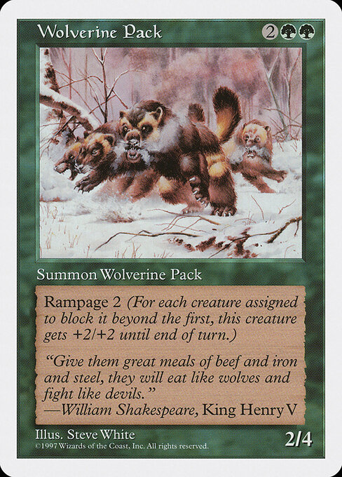 Wolverine Pack — art by Steve White