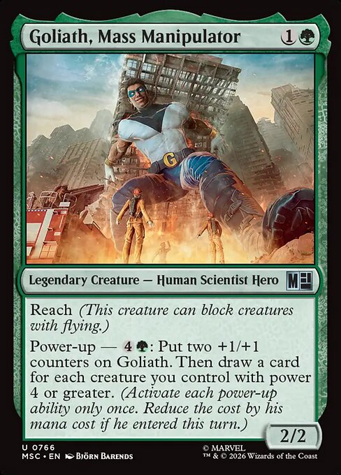 Goliath, Mass Manipulator — art by Björn Barends