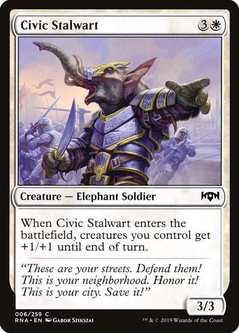 Civic Stalwart — art by Gabor Szikszai