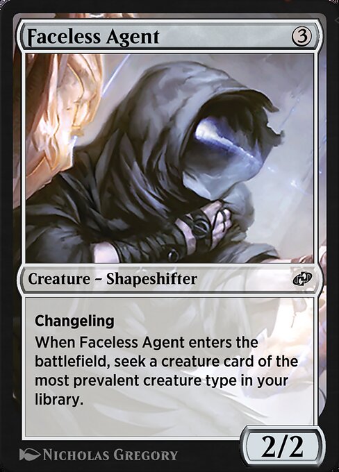 Faceless Agent — art by Nicholas Gregory