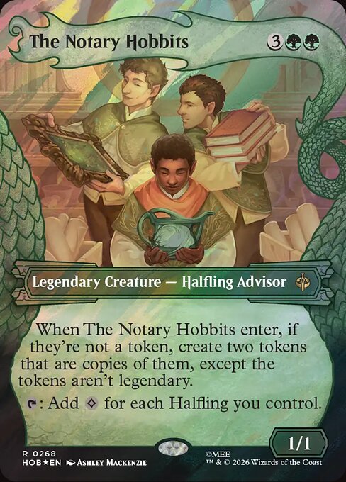 The Notary Hobbits — art by Ashley Mackenzie