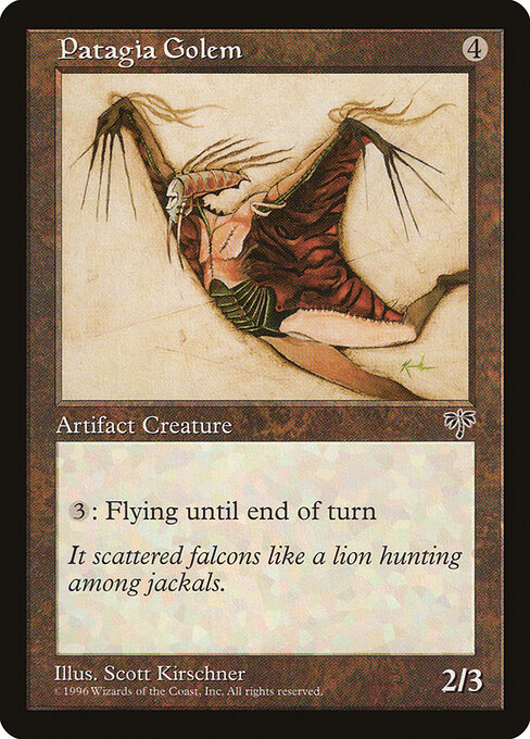 Patagia Golem — art by Scott Kirschner