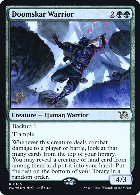 Doomskar Warrior — art by Chris Rallis
