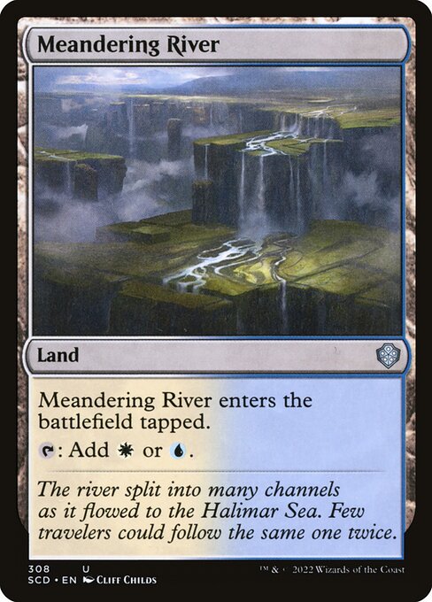 Meandering River — art by Cliff Childs