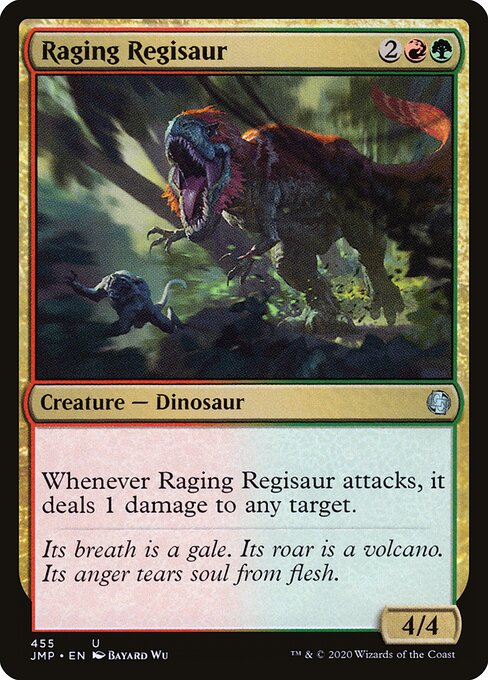 Raging Regisaur — art by Bayard Wu