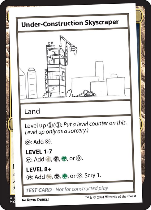 Under-Construction Skyscraper — art by Kevin Dubell