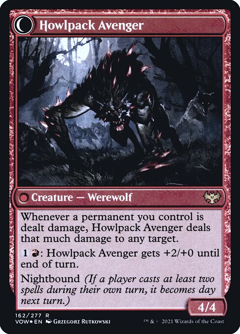 Ill-Tempered Loner // Howlpack Avenger — art by Grzegorz Rutkowski