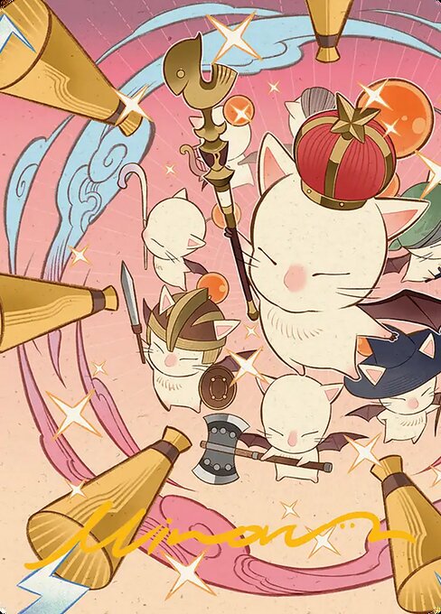 Summon: Good King Mog XII // Summon: Good King Mog XII — art by Minoru