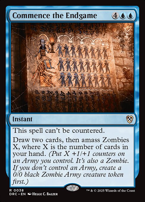 Commence the Endgame — art by Helge C. Balzer