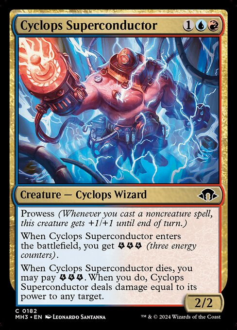Cyclops Superconductor — art by Leonardo Santanna