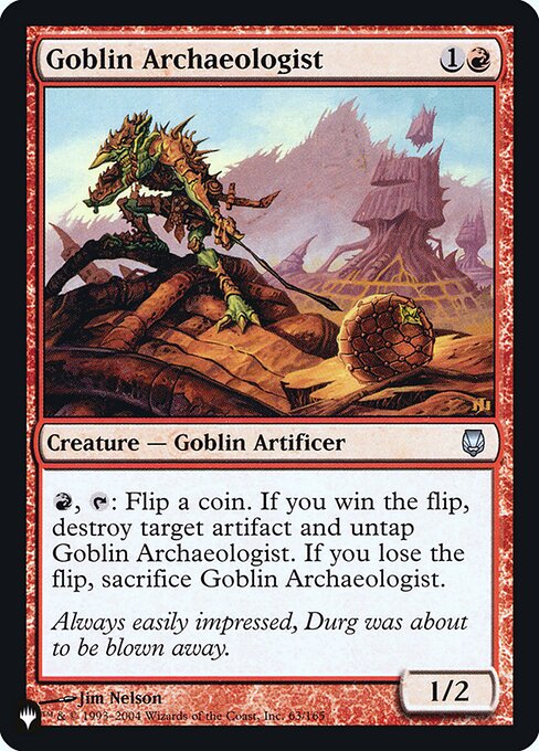 Goblin Archaeologist — art by Jim Nelson