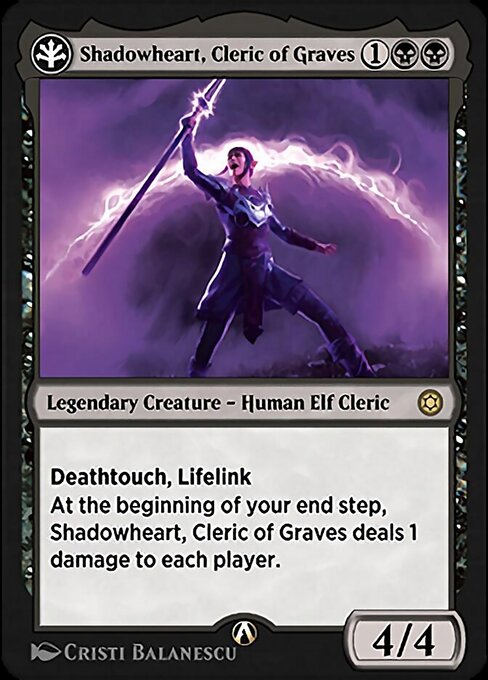 Shadowheart, Cleric of Graves — art by Cristi Balanescu