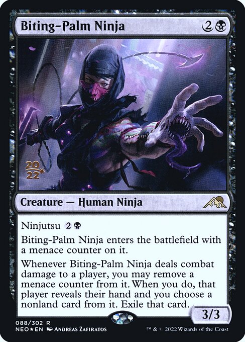 Biting-Palm Ninja — art by Andreas Zafiratos