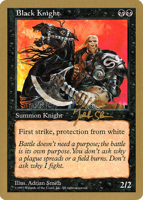 Black Knight — art by Adrian Smith