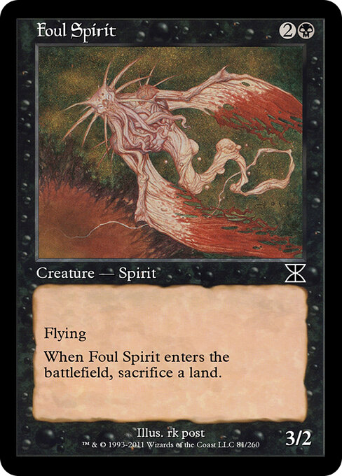 Foul Spirit — art by rk post