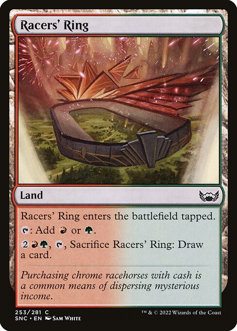 Racers' Ring — art by Sam White