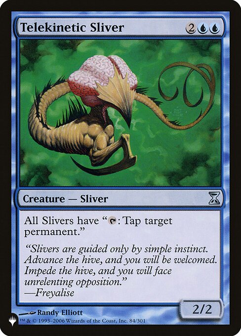 Telekinetic Sliver — art by Randy Elliott