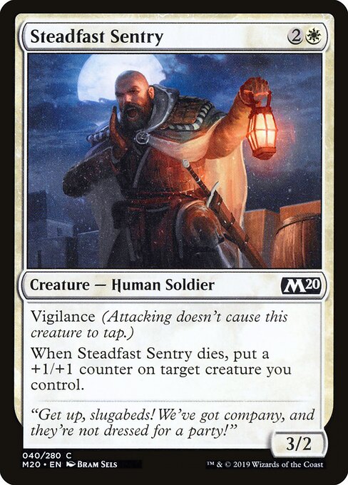 Steadfast Sentry — art by Bram Sels