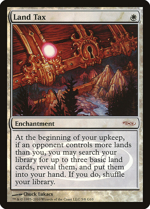 Land Tax — art by Chuck Lukacs