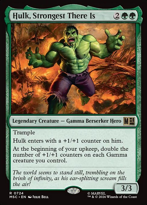 Hulk, Strongest There Is — art by Julie Bell