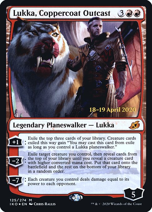 Lukka, Coppercoat Outcast — art by Chris Rallis