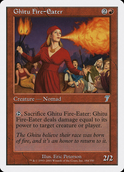 Ghitu Fire-Eater — art by Eric Peterson