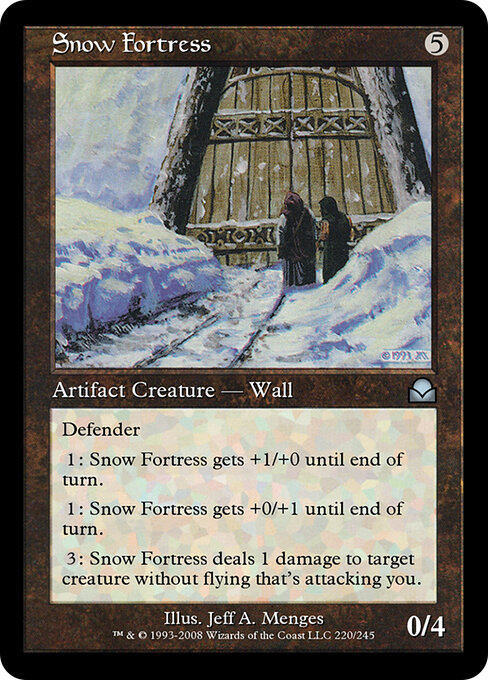 Snow Fortress — art by Jeff A. Menges