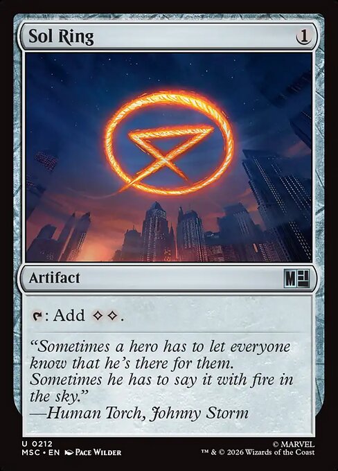 Sol Ring — art by Pace Wilder