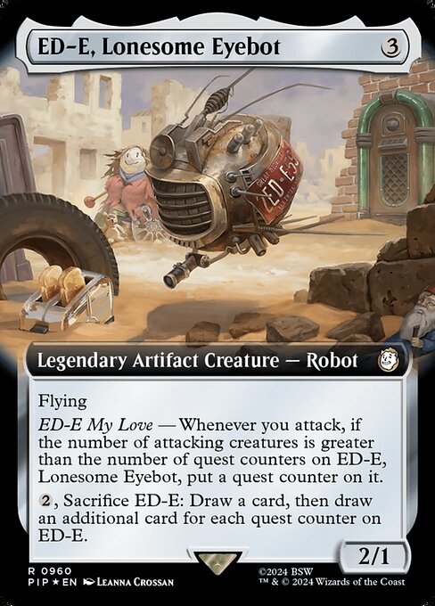 ED-E, Lonesome Eyebot — art by Leanna Crossan