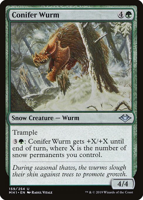 Conifer Wurm — art by Raoul Vitale