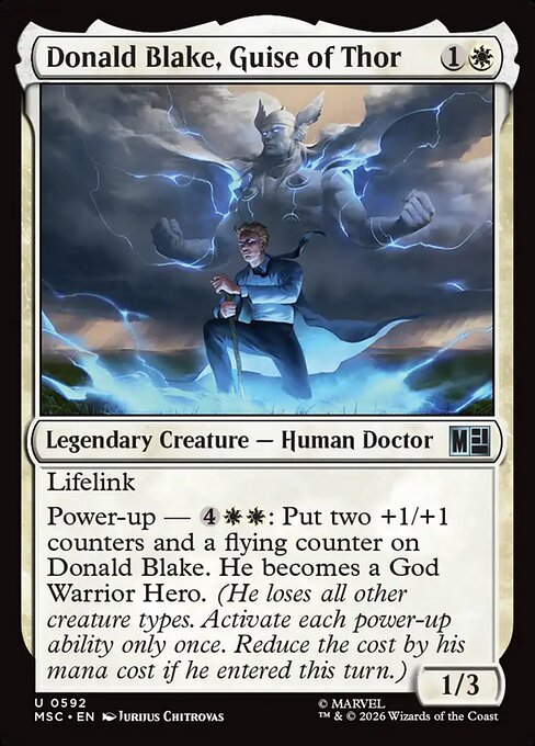 Donald Blake, Guise of Thor — art by Jurijus Chitrovas