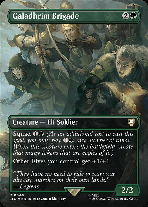 Galadhrim Brigade — art by Alexander Mokhov