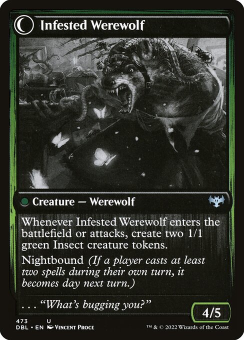 Infestation Expert // Infested Werewolf — art by Vincent Proce