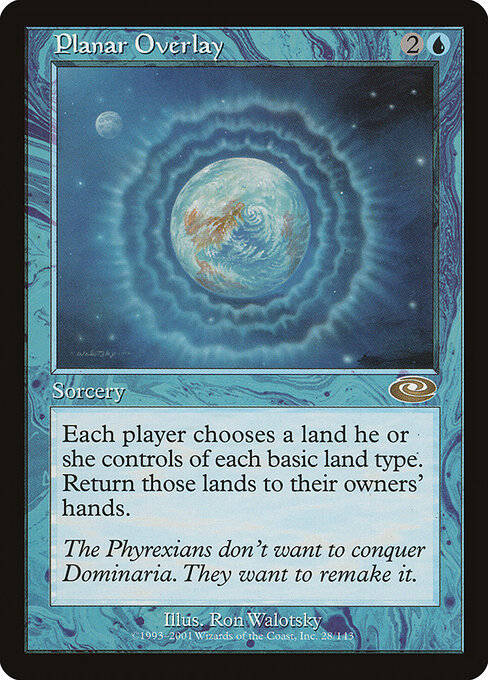 Planar Overlay — art by Ron Walotsky