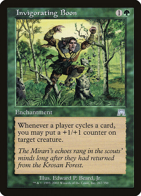 Invigorating Boon — art by Edward P. Beard, Jr.