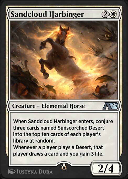 Sandcloud Harbinger — art by Justyna Dura