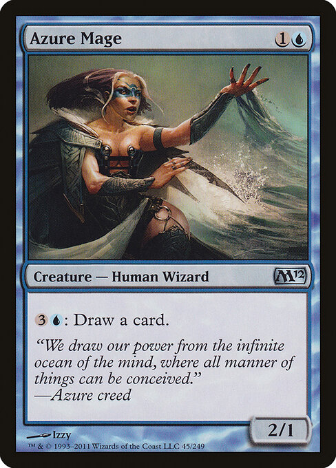 Azure Mage — art by Izzy