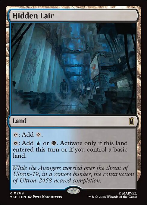 Hidden Lair — art by Pavel Kolomeyets