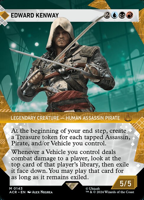 Edward Kenway — art by Alex Negrea
