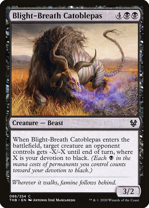 Blight-Breath Catoblepas — art by Antonio José Manzanedo