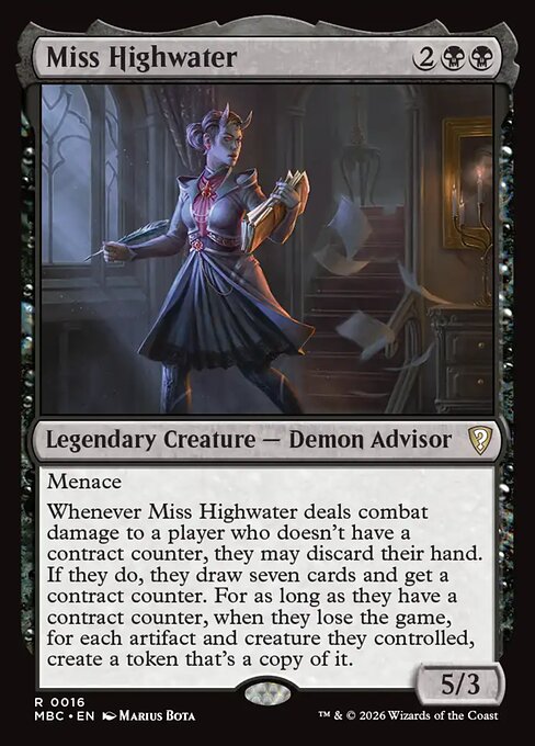 Miss Highwater — art by Marius Bota