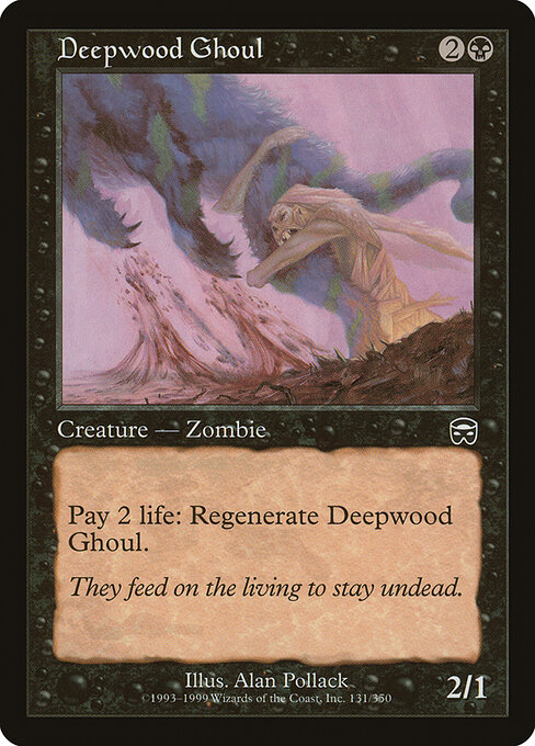 Deepwood Ghoul — art by Alan Pollack