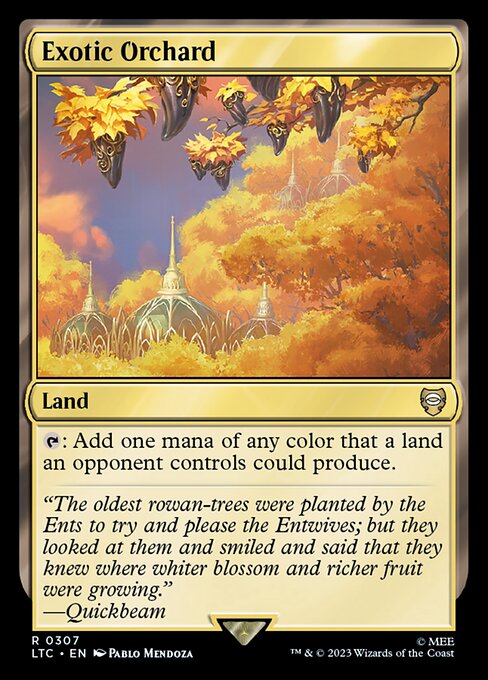 Exotic Orchard — art by Pablo Mendoza