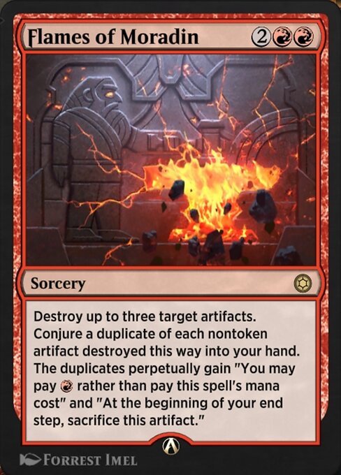 Flames of Moradin — art by Forrest Imel