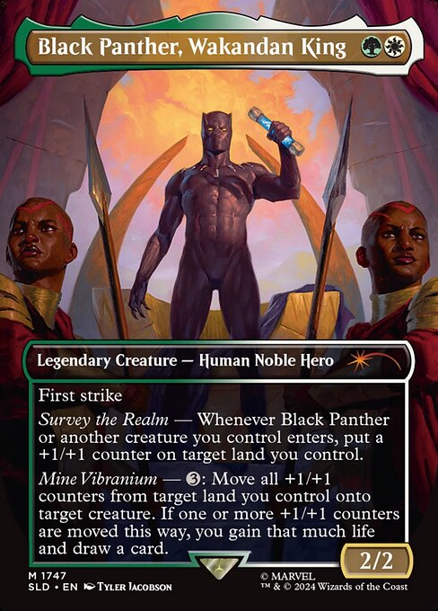 Black Panther, Wakandan King — art by Tyler Jacobson