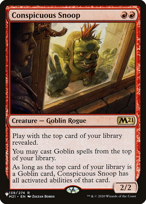 Conspicuous Snoop — art by Zoltan Boros